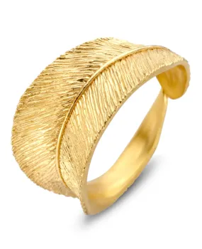 Fall Ring - vergoldetes Sterlingsilber